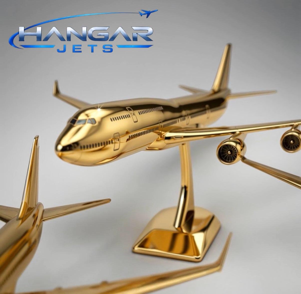 Bespoke Solid Brass Aircraft Model