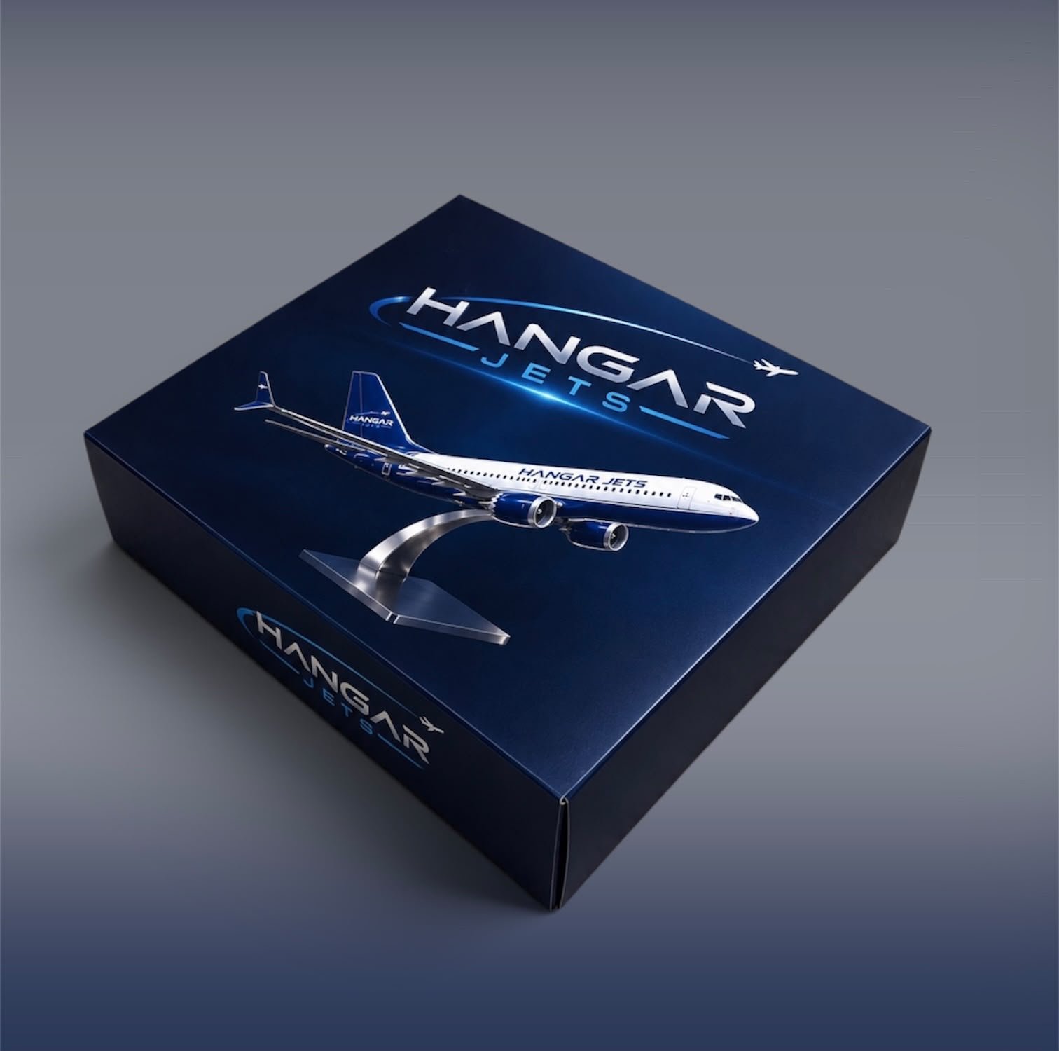 Premium aircraft model prepared for worldwide shipping