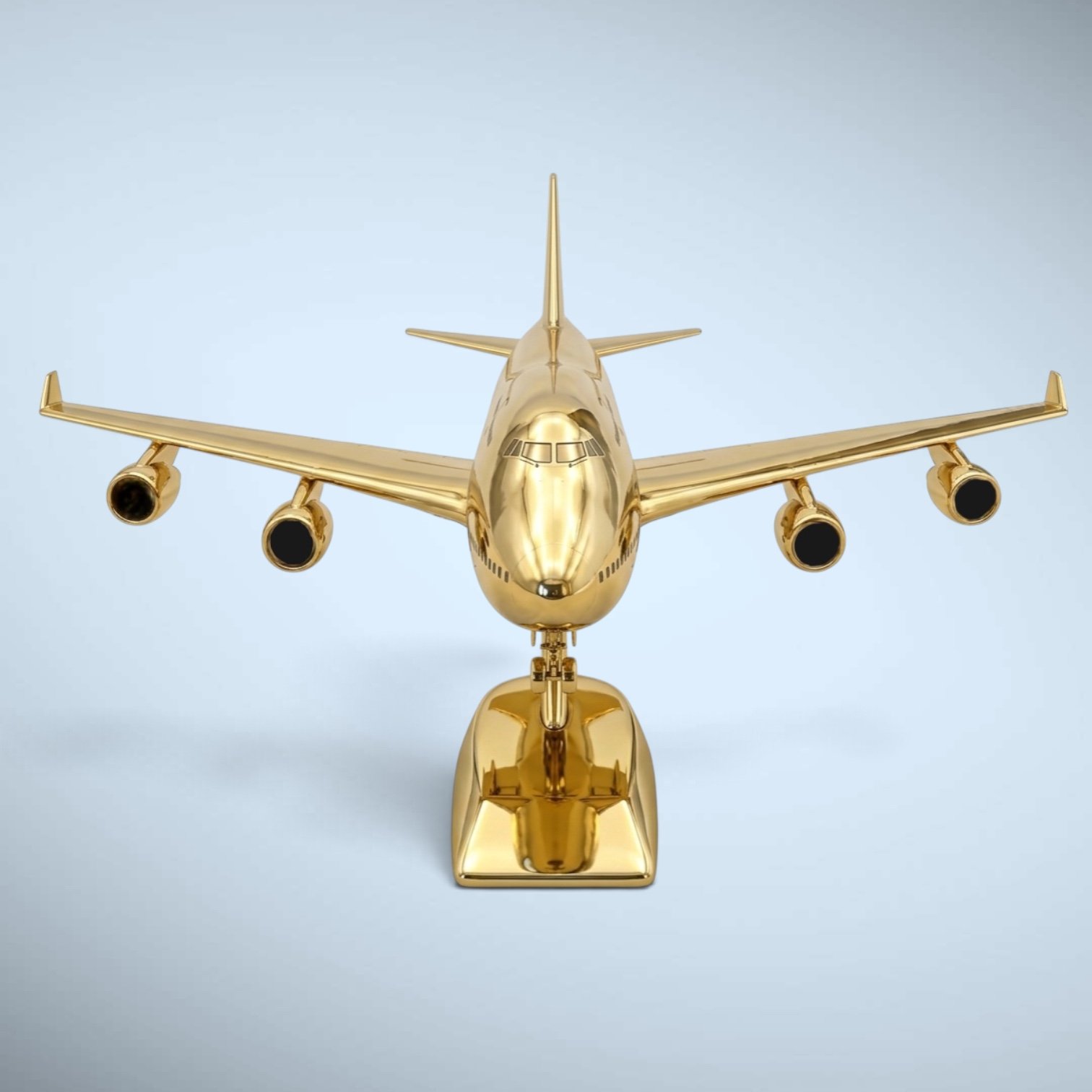 Queen of the Skies 747-400 Brass Highly polished Handmade